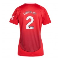 Manchester United Victor Lindelof #2 Hjemmedrakt Dame 2024-25 Kortermet